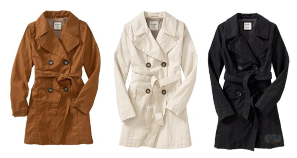 Trench-Coats Womens Skirted Twill Trench Coats Only $20 @ Old Navy Canada!
