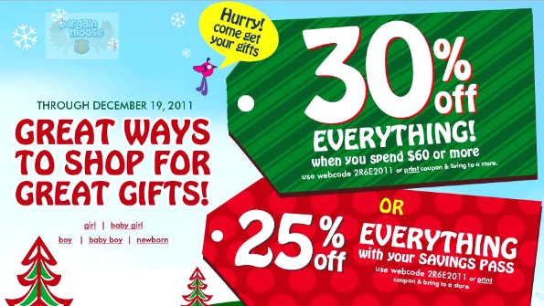 The Childrens Place Canada: 25% Off Entire Order or 30% Off Orders Over $60 Coupon Codes Photo The Childrens Place Canada: 25% Off Entire Order or 30% Off Orders Over $60 Coupon Codes