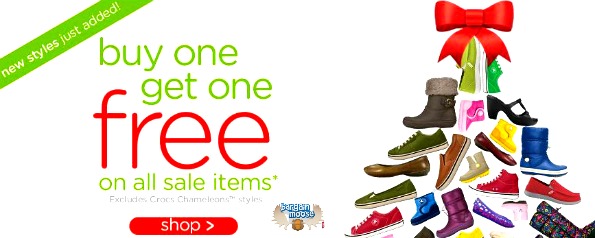 Crocs Canada: Buy 1 Get 1 Free on all Sale Items Photo Crocs Canada: Buy 1 Get 1 Free on all Sale Items