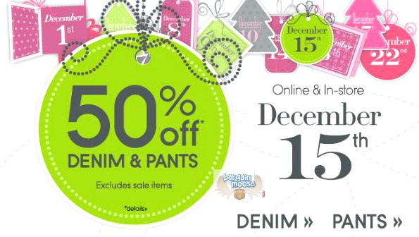 Addition Elle: Save 50% Off Denim and Pants One Day Only 15th December