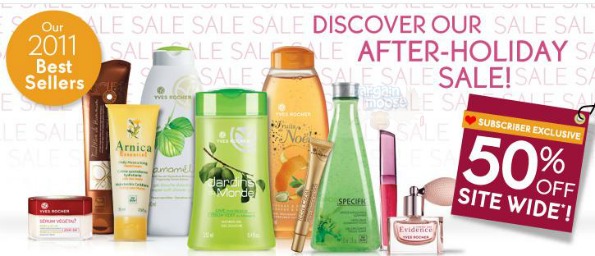 Yves Rocher Canada: Save 50% Store Wide