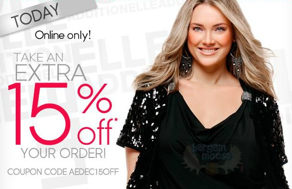 Addition Elle and Penningtons Canada: Extra 15% Off Coupon Codes   Dec 30