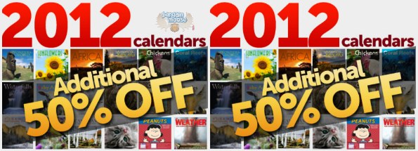 Bookcloseouts Canada: 50% off 2012 Calendars