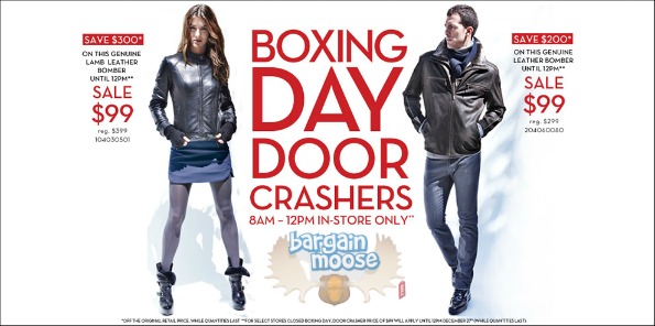 Danier Leather Canada: Boxing Day Door Crashers & Up To 70% Off