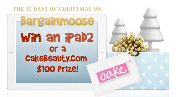 day9 cakebeauty Day 9 Christmas Contest: Win $100 Cakebeauty Prize & Extra iPad 2 Contest Entries!