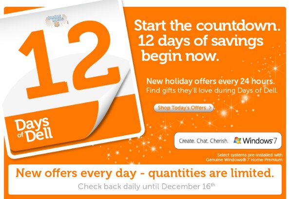 dell Dell Canada: 12 Days Of Dell