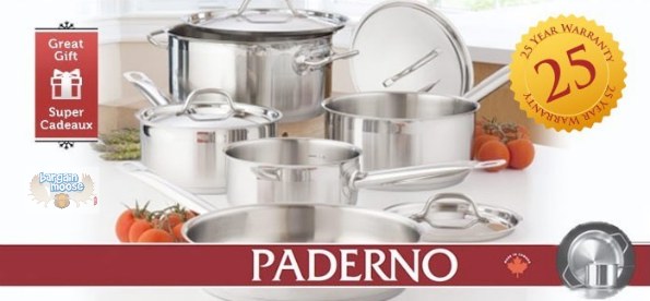 Teambuy.ca: $179 For a 9 Piece Paderno Steel Chef Cookware Set ($800 Value)