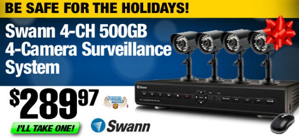 TigerDirect Canada: Swann SWDVK 425504C Surveillance System $289.97 (Orig. $399.99)