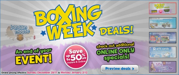 Toys R Us Canada: Boxing Week Sales Start Online 25th Dec