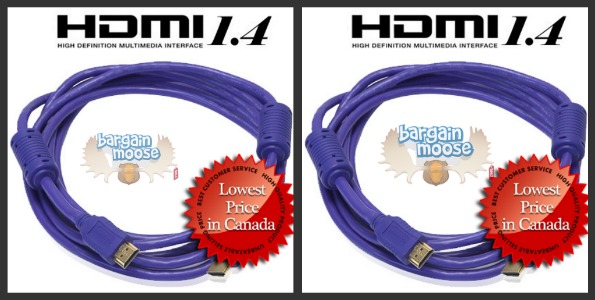 123InkCartridges.ca: 50% Off Premium Gold High Speed HDMI Cable Photo 123InkCartridges.ca: 50% Off Premium Gold High Speed HDMI Cable
