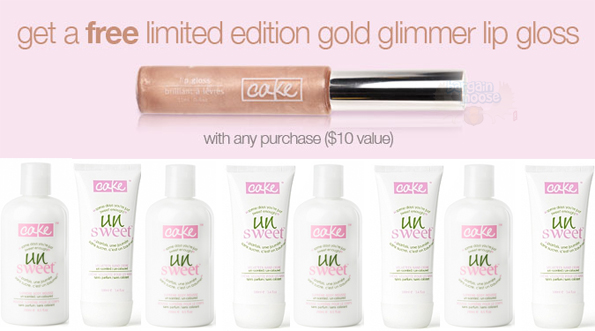 Cakebeauty Cake Beauty Canada:Save 30% on Unsweet Products Plus Free Gift for 4 Days Only