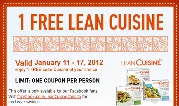 Free Lean Cuisine Food! 