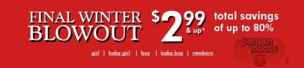 Childrens Place Canada: Winter Blowout Sale 