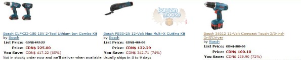 Amazon Canada: Save up to 74% on Tools