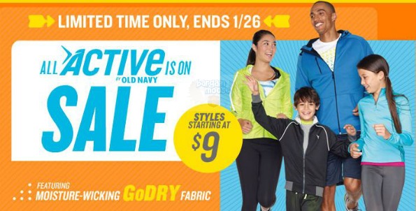 Old Navy Canada: New Active Wear Save up to 50% Off Photo Old Navy Canada: New Active Wear Save up to 50% Off