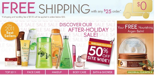 Yves Rocher Canada: Everything 50% Off Plus up to 3 Free Gifts with Purchase