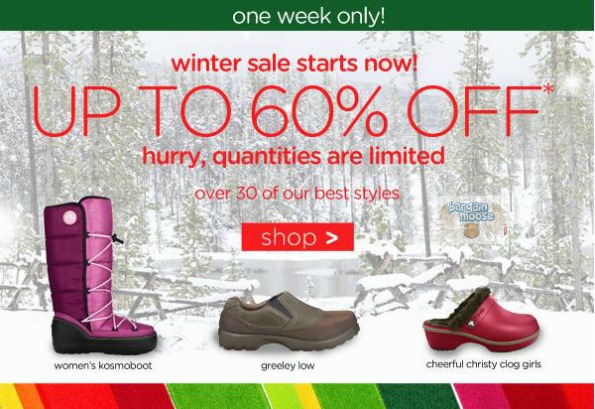 Crocs Canada: Winter Sale up to 60% off Photo Crocs Canada: Winter Sale up to 60% off