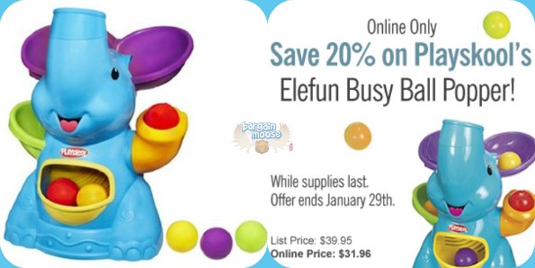 chapters Chapters Canada: 20% Off Poppin Park Elefun Busy Ball Popper Now $31.96