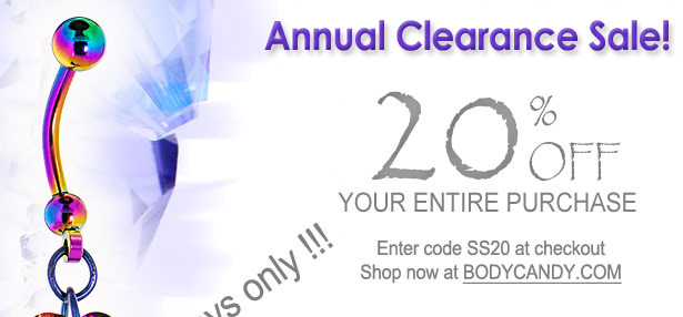 Body Candy: 20% off Coupon Code
