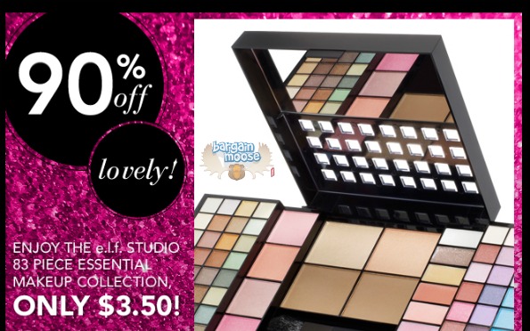 e.l.f cosmetics: 83 Piece Make Up Collection For $3.50 When You Spend $25