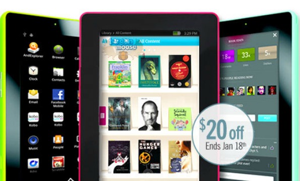 Chapters Canada: $20 Off Kobo Vox Now $179