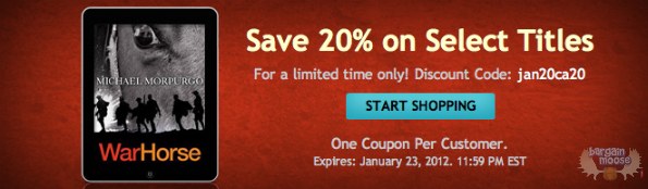Kobobooks: 20% Off Coupon Code