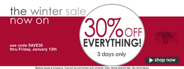 Lavish & Lime Canada: Winter Sale 30% Off