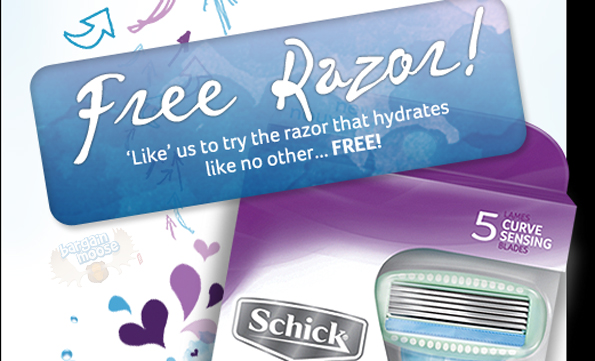 Quick: Free Schick Hydro Razor (Facebook)