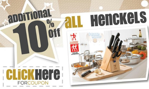 Kitchen Stuff Plus Coupon Code: Save Additional 10% on Henckels Products