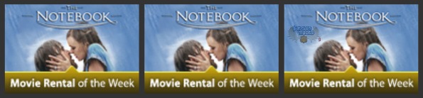 iTunes Canada: $0.99 Movie Of The Week The Notebook Photo iTunes Canada: $0.99 Movie Of The Week The Notebook