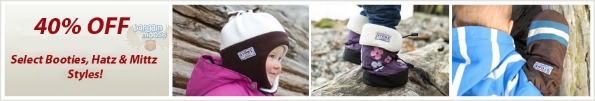 Stonz Wear Canada: 40% Off Select Booties, Mittz & Hatz