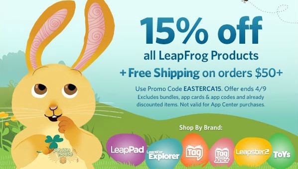 Leap Frog Canada Coupon Code: Save 15% plus Free Shipping