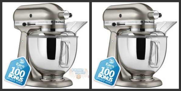 Air Miles Canada Blue Tag Flash Deal: KitchenAid Custom Metallic Series Stand Mixer $299