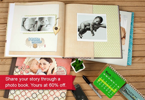 Photobook Canada: 11 x 11 Large Square Imagewrap Photobook $50 (reg. $110)