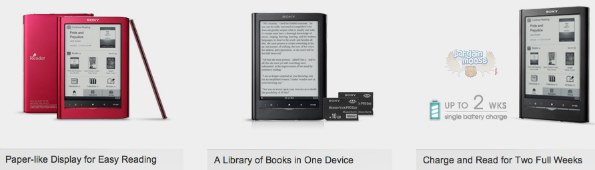 Sony Style Store: Sony Reader Touch Edition Now $99.99 (Was $249.99)
