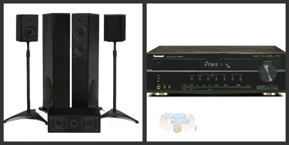 Visions Electronics: Sherwood 5.1ch A/V Receiver with UrbanAudio 5 Speaker Surround Speaker Package $298 (reg. $769) Photo Visions Electronics: Sherwood 5.1ch A/V Receiver with UrbanAudio 5 Speaker Surround Speaker Package $298 (reg. $769)