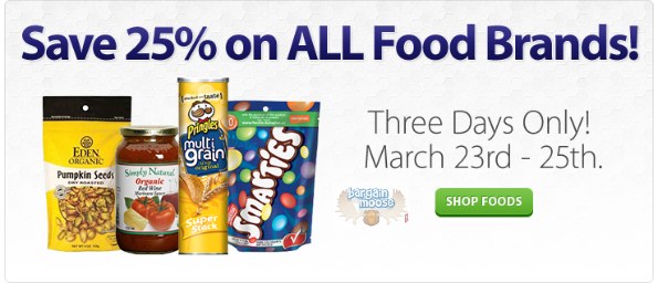 Well.ca: 25% Off All Food Brands