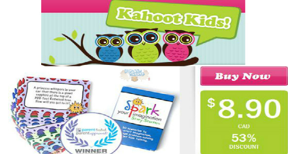 Kahoot Kids:Spark Story Starters Card Game $8.90 (Shipping and Taxes Included) Photo Kahoot Kids:Spark Story Starters Card Game $8.90 (Shipping and Taxes Included)