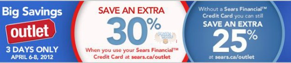 Sears Outlet Canada Coupon Codes: Up to 30% Off Photo Sears Outlet Canada Coupon Codes: Up to 30% Off