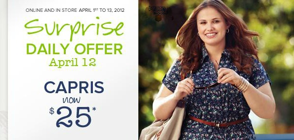 Addition Elle & Penningtons Canada: Sleepwear 50% off & All Capris $25 Today Only Photo Addition Elle & Penningtons Canada: Sleepwear 50% off & All Capris $25 Today Only