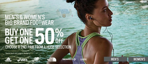 Sport Chek Canada: Mens & Womens Footwear B1G1 50% off Photo Sport Chek Canada: Mens & Womens Footwear B1G1 50% off