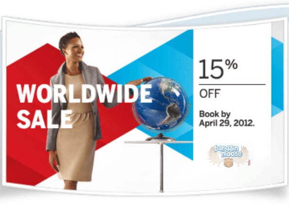 Air canada coupon code