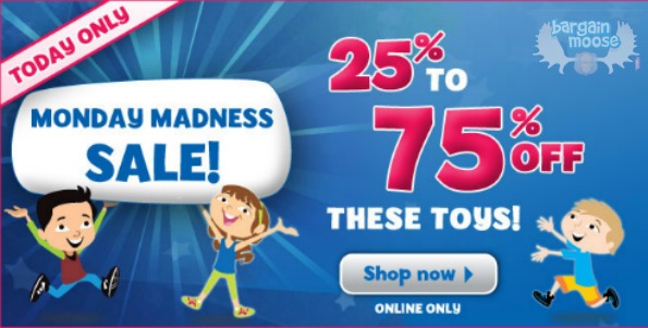 Toys R Us Canada: Monday Madness Up To 75% Off