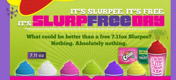 711 Canadian Freebies: Free Slurpee Day May 23rd