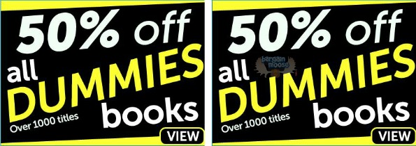 BookCloseouts Canada: Dummies Collection Extra 50% off up to 93% off