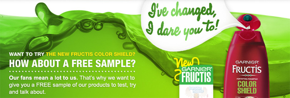 Garnier Fructis Free Samples 