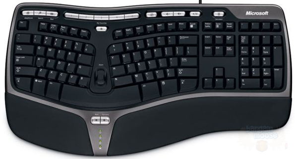 Keyboard deal @ amazon Microsoft Ergonomic Keyboard over 50% off @ Amazon.ca