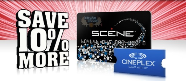 Cineplex: Save Additional 10% with Scene Cards Every Tuesday