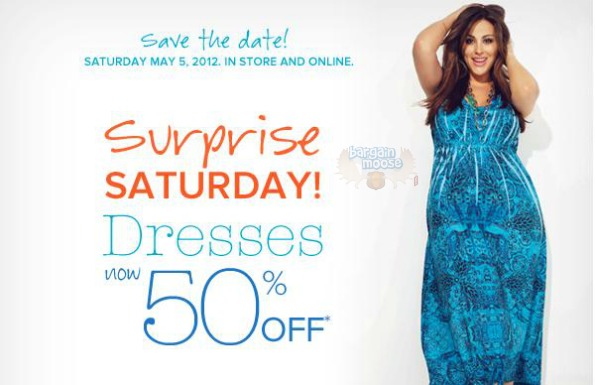 Penningtons Canada: All Dresses 50% off (May 5th only)