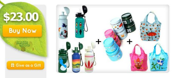 EthicalDeal: 3 Piece Litterless Lunch Kits 50% off